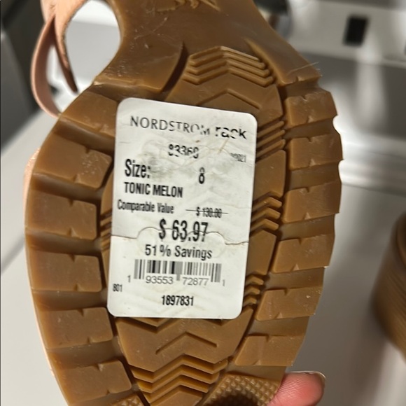 Sorel - Brand NEW Peach Sandals - Picture 2 of 6